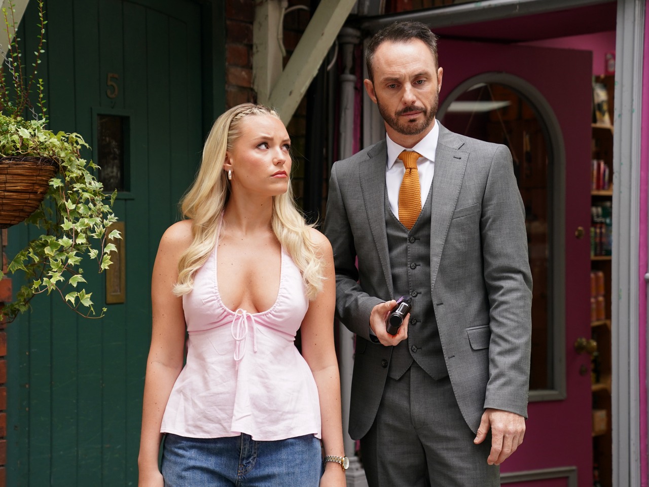 Leah and James on Hollyoaks on September 21, 2026