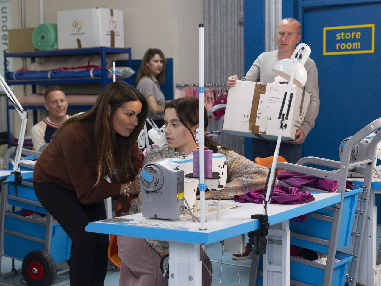 Carla and Betsy on Coronation Street on September 28, 2026