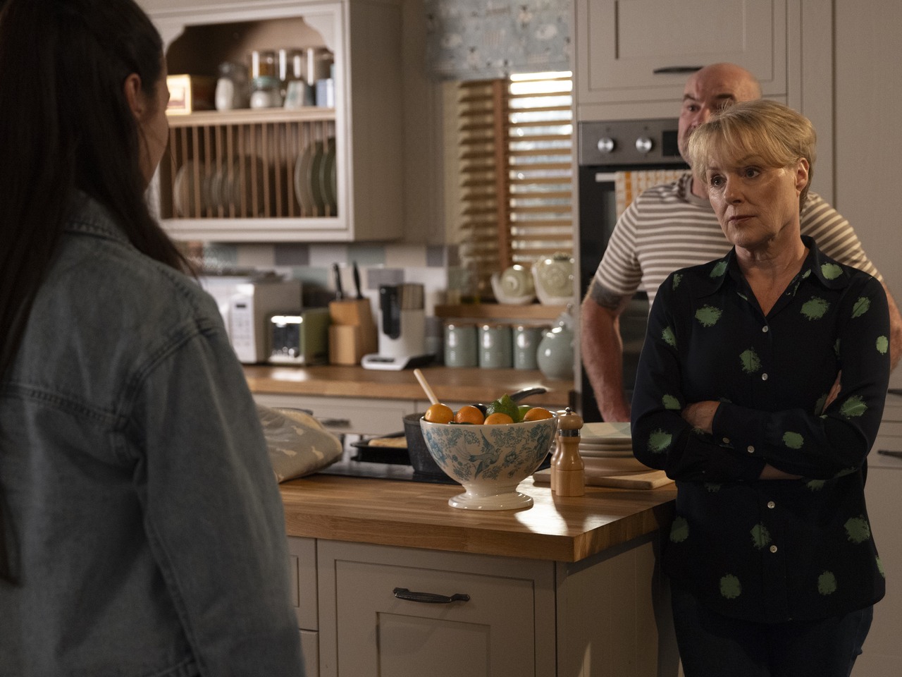 Lucy, Tim and Sally on Coronation Street on September 30, 2026