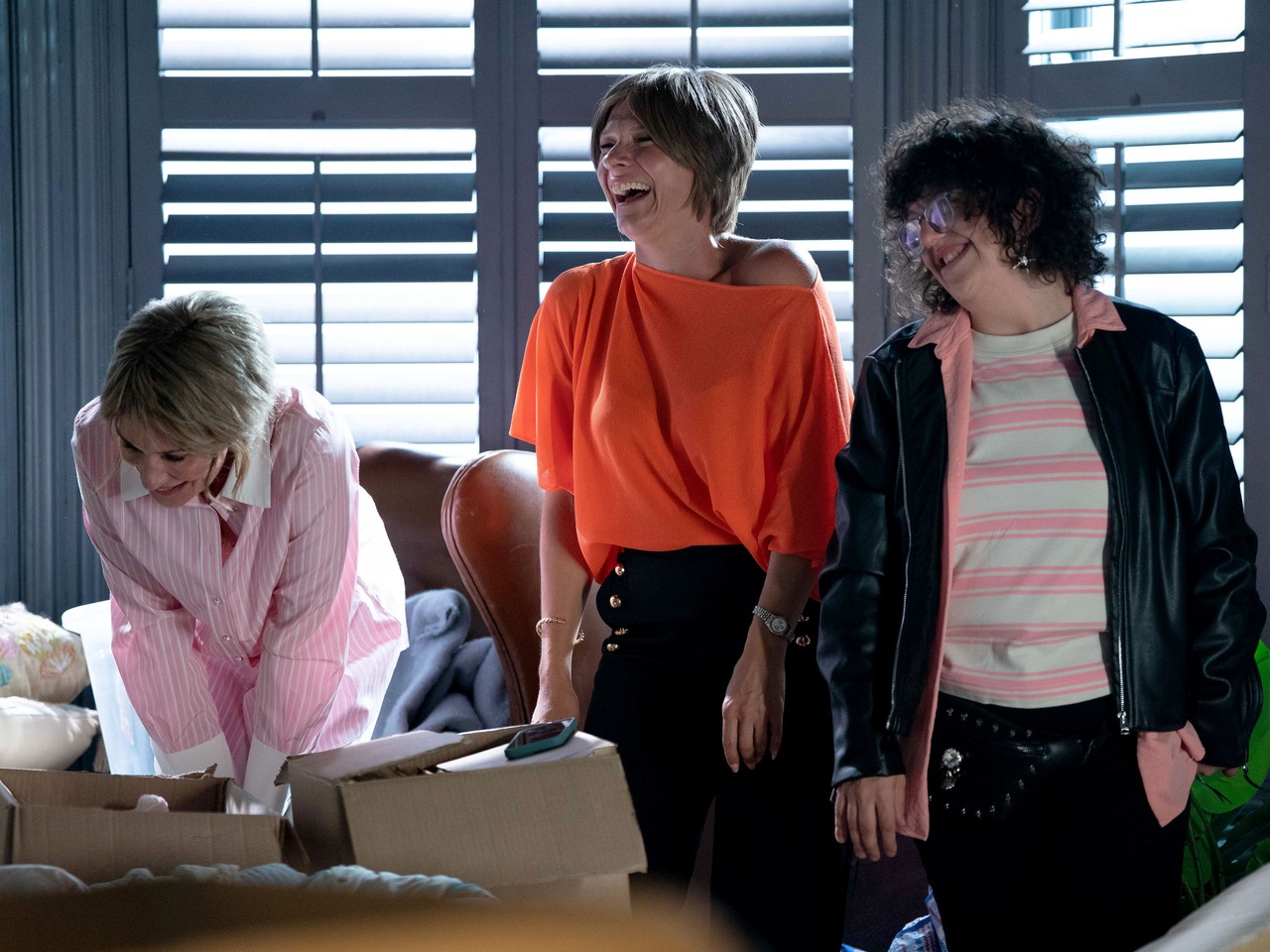 Gemma, Nicola and Jodie on EastEnders on October 5, 2026
