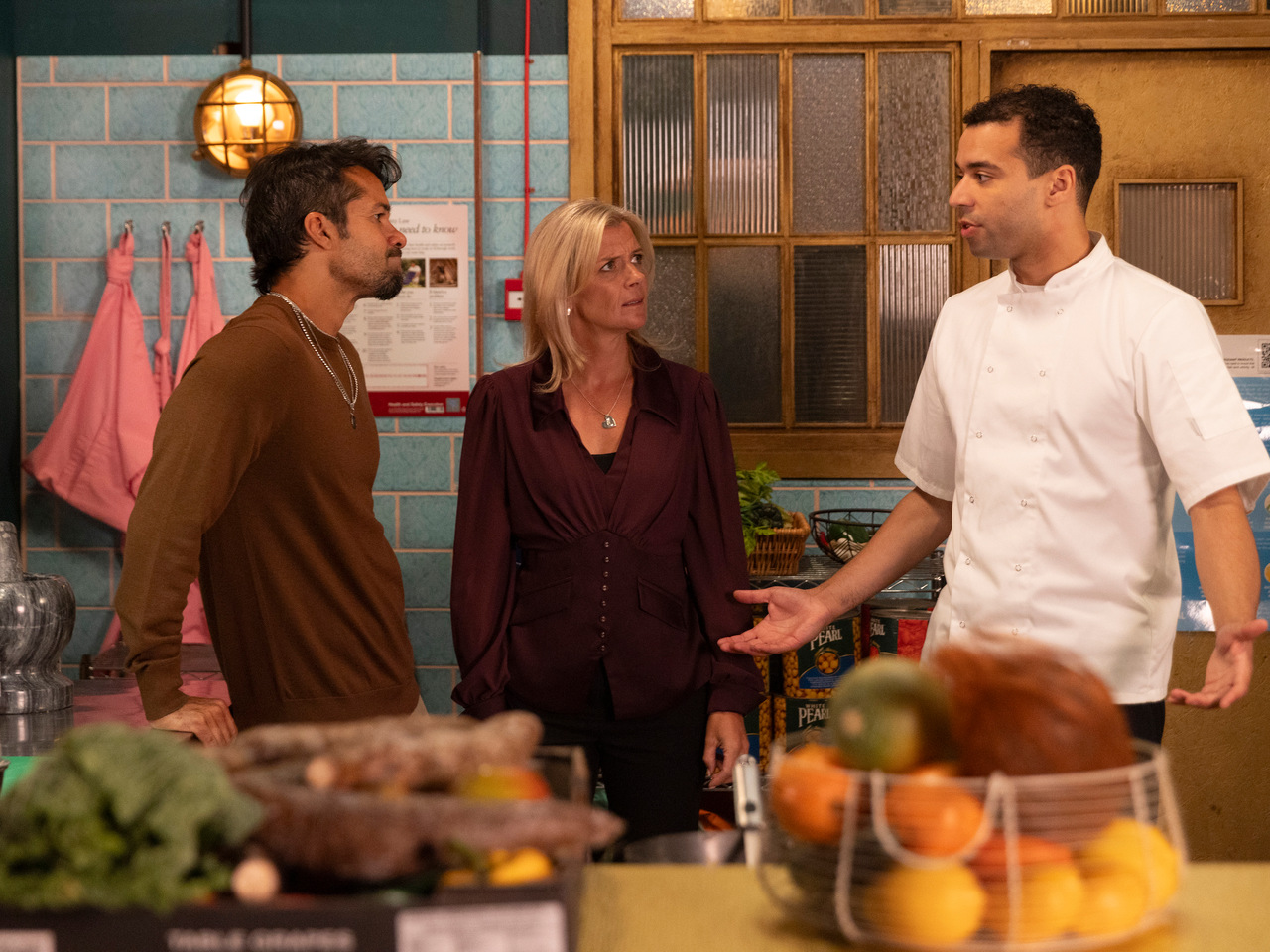 Idris, Leanne and Ollie on Coronation Street on October 11, 2026