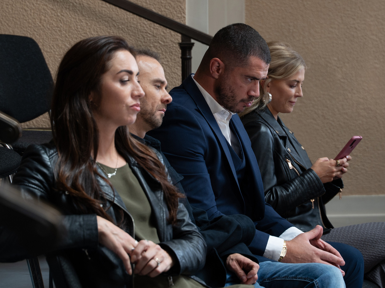 Maria, David, Gary and Bethany on Coronation Street on October 14, 2026