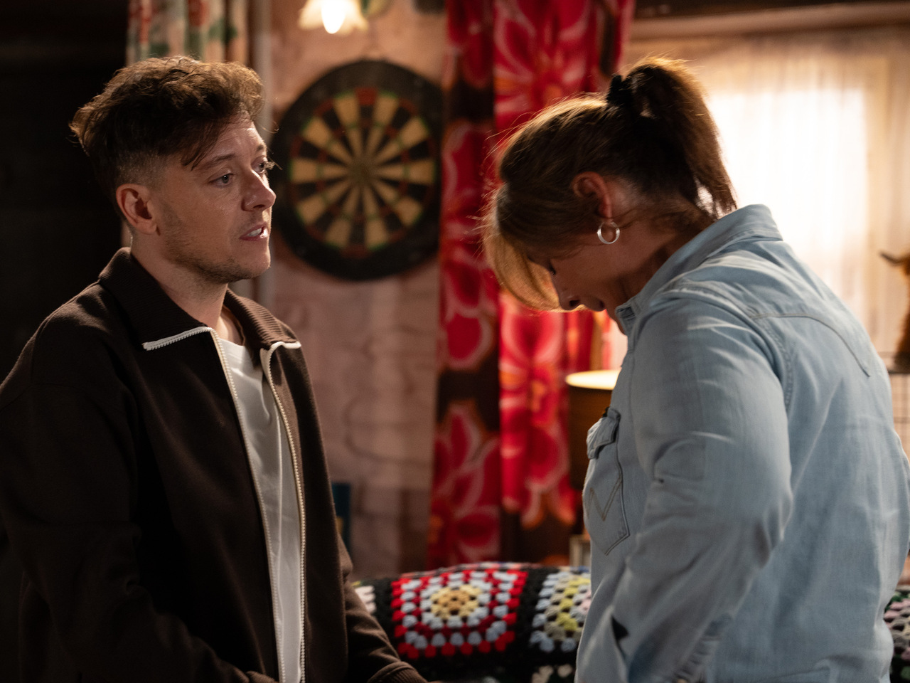 Matty and Moira on Emmerdale on October 16, 2026
