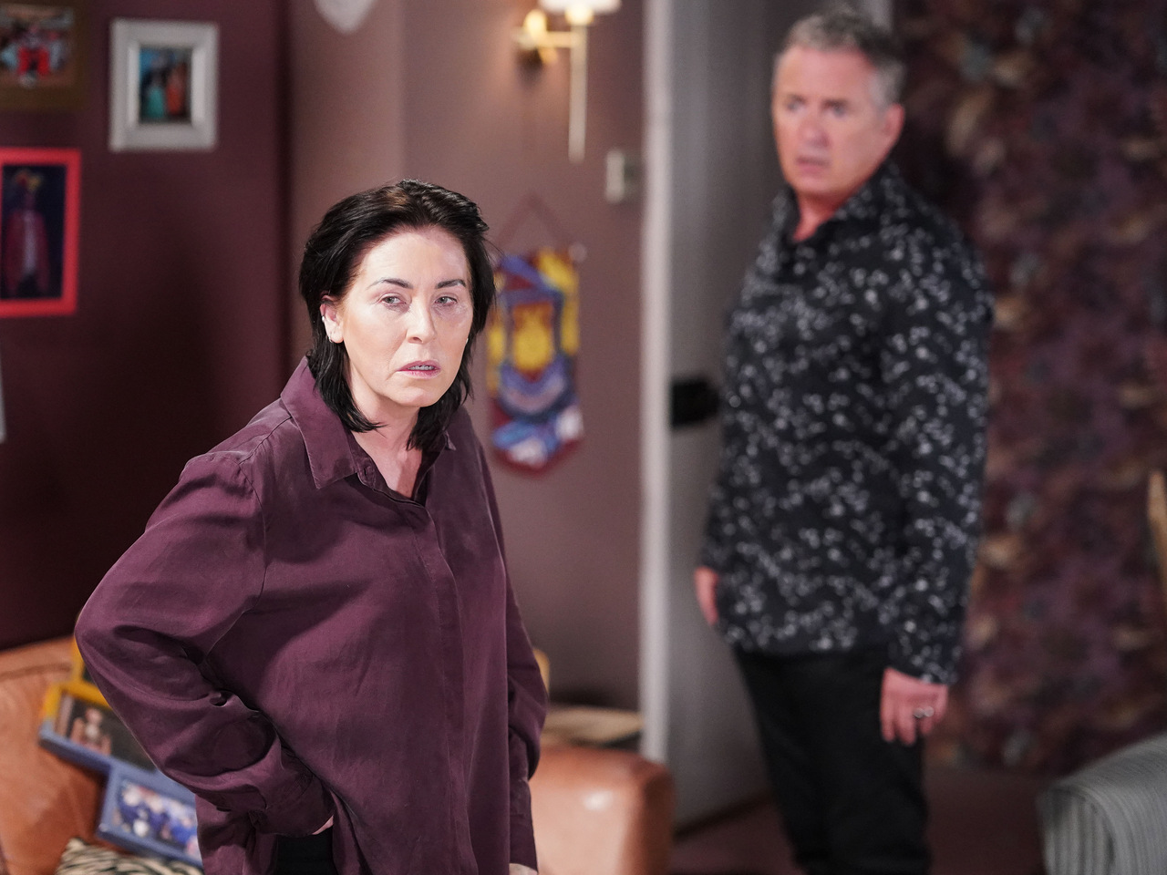 Kat and Alfie on EastEnders on October 15, 2026