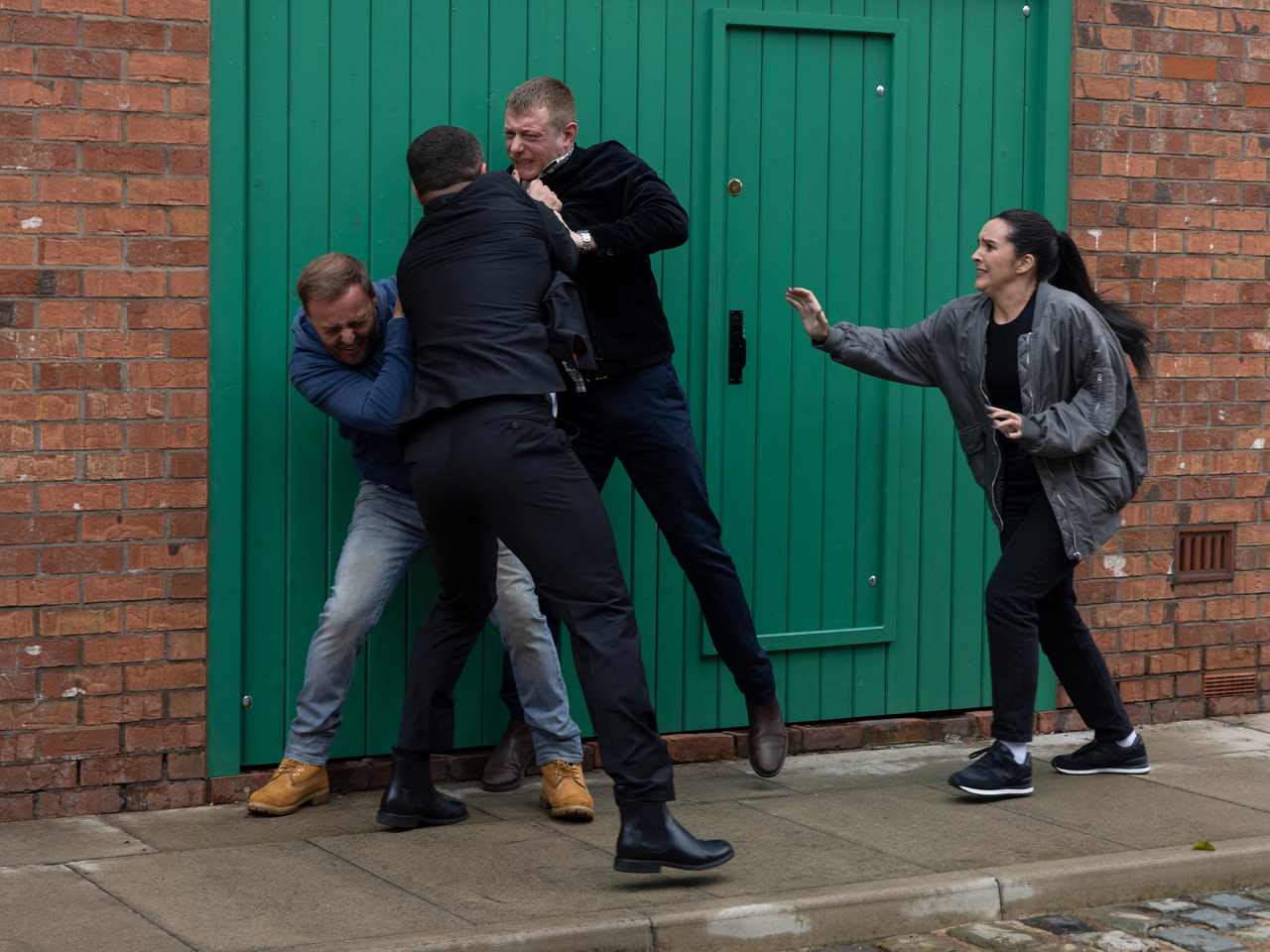Tyrone, Adam, Daniel and Amy on Coronation Street on November 3, 2026