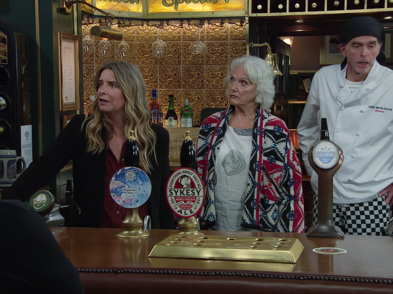 Charity, Mary and Marlon on Emmerdale on November 3, 2026