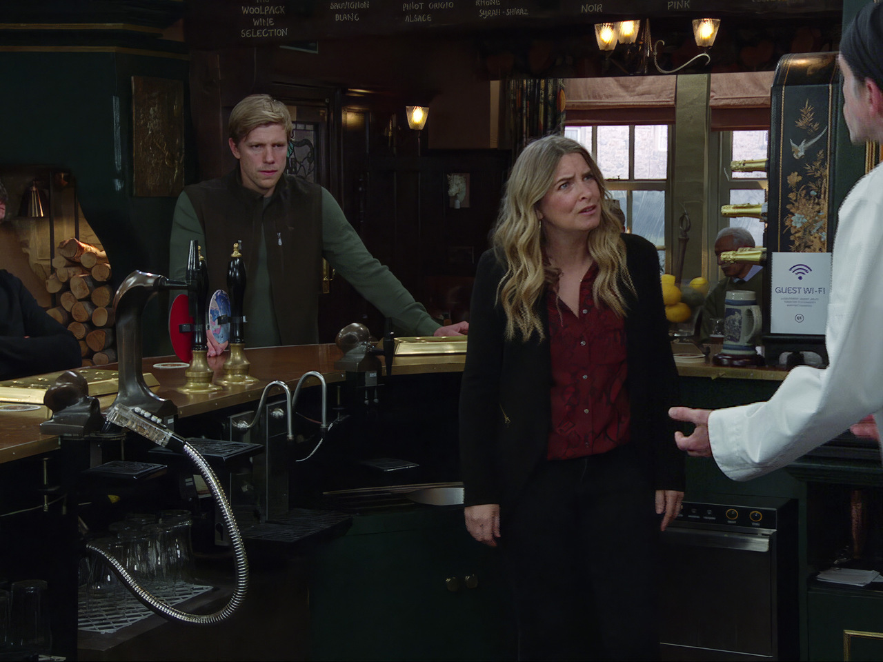 Aaron, Robert, Charity and Marlon on Emmerdale on November 3, 2026