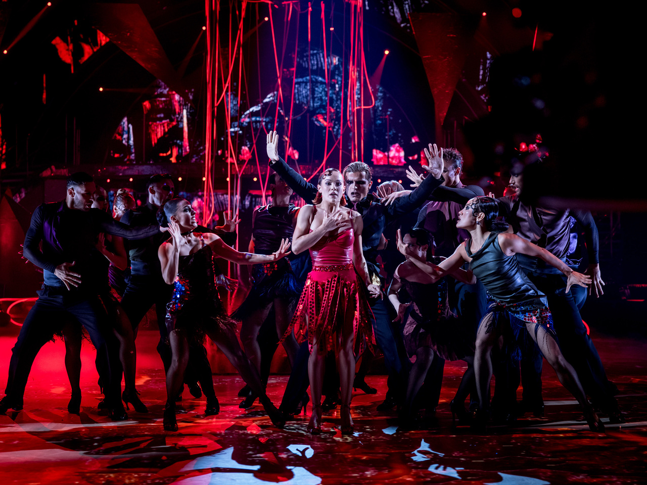 The Strictly Come Dancing 2026 professional dancers in the TX6 group dance