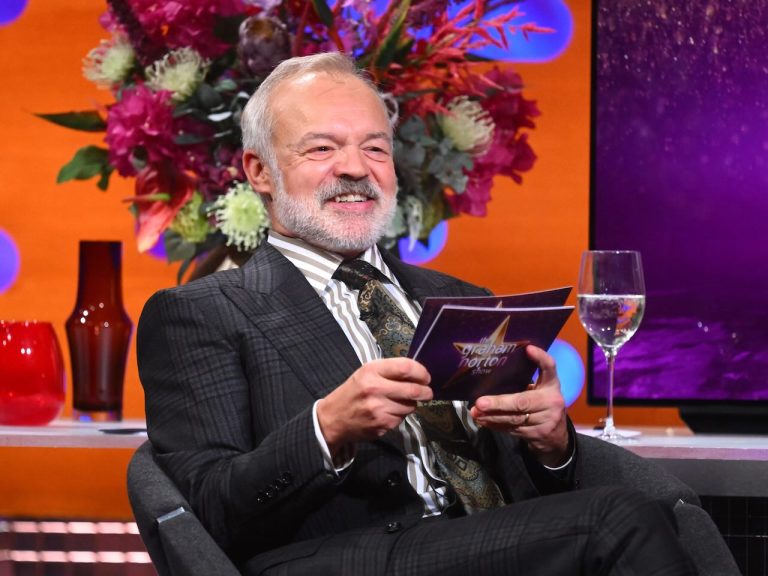 Graham Norton on The Graham Norton Show on October 25, 2024
