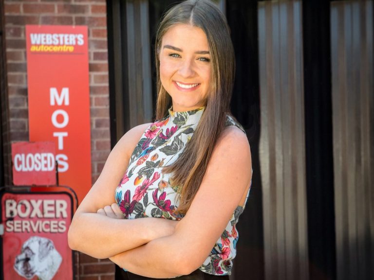 Brooke Vincent as Sophie Webster in Coronation Street