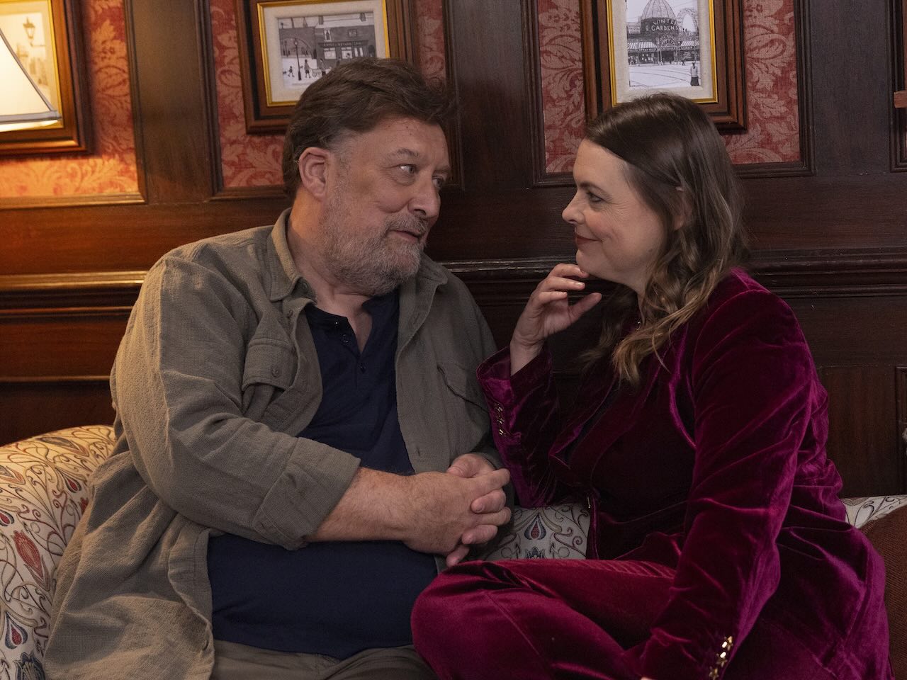 Ross and Tracy on Coronation Street on July 15, 2026