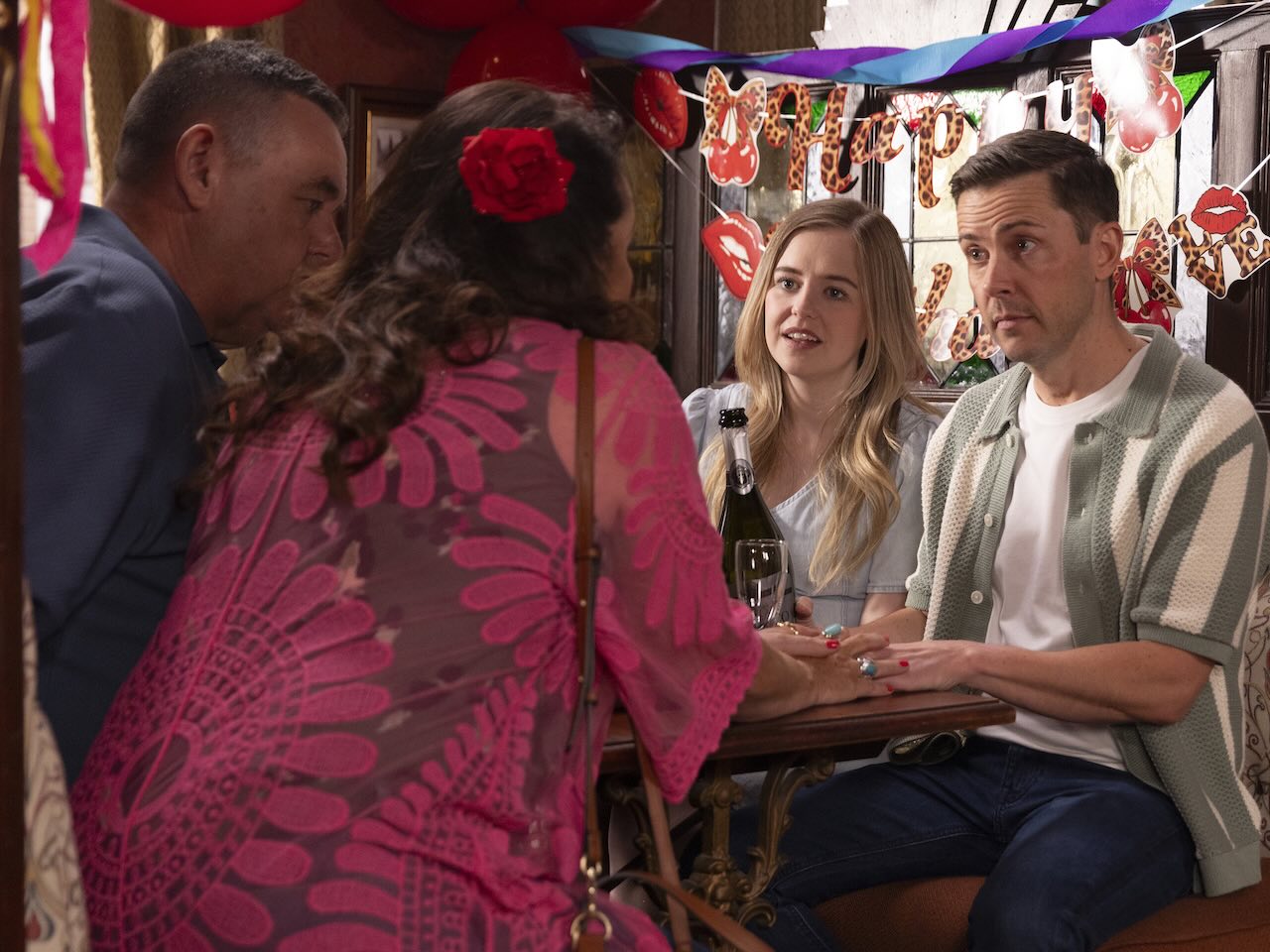 Christina, George, Todd and Summer on Coronation Street on July 23, 2026
