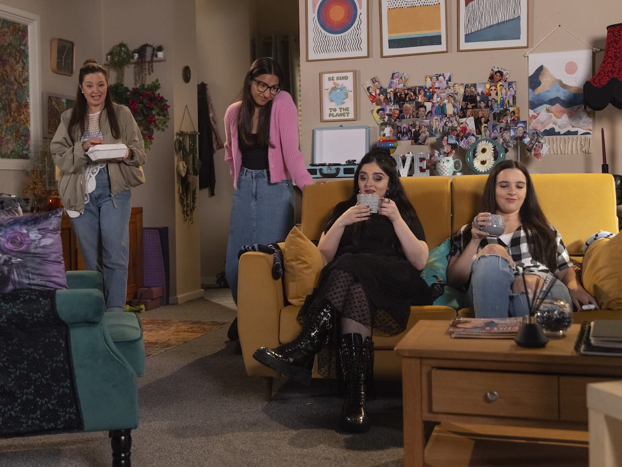 Sienna, Asha, Nina and Amy on Coronation Street on July 29, 2026