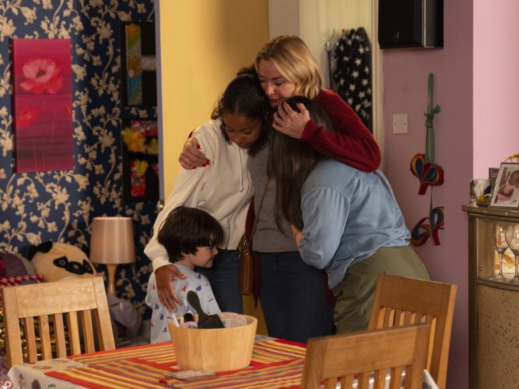 Dorin, Ruby, Cassie and Hope on Coronation Street on August 3, 2026