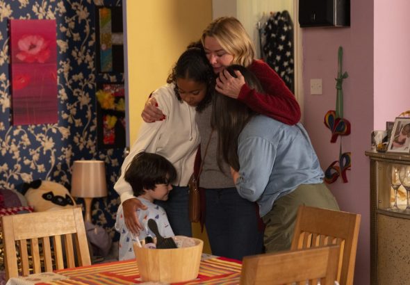 Dorin, Ruby, Cassie and Hope on Coronation Street on August 3, 2026
