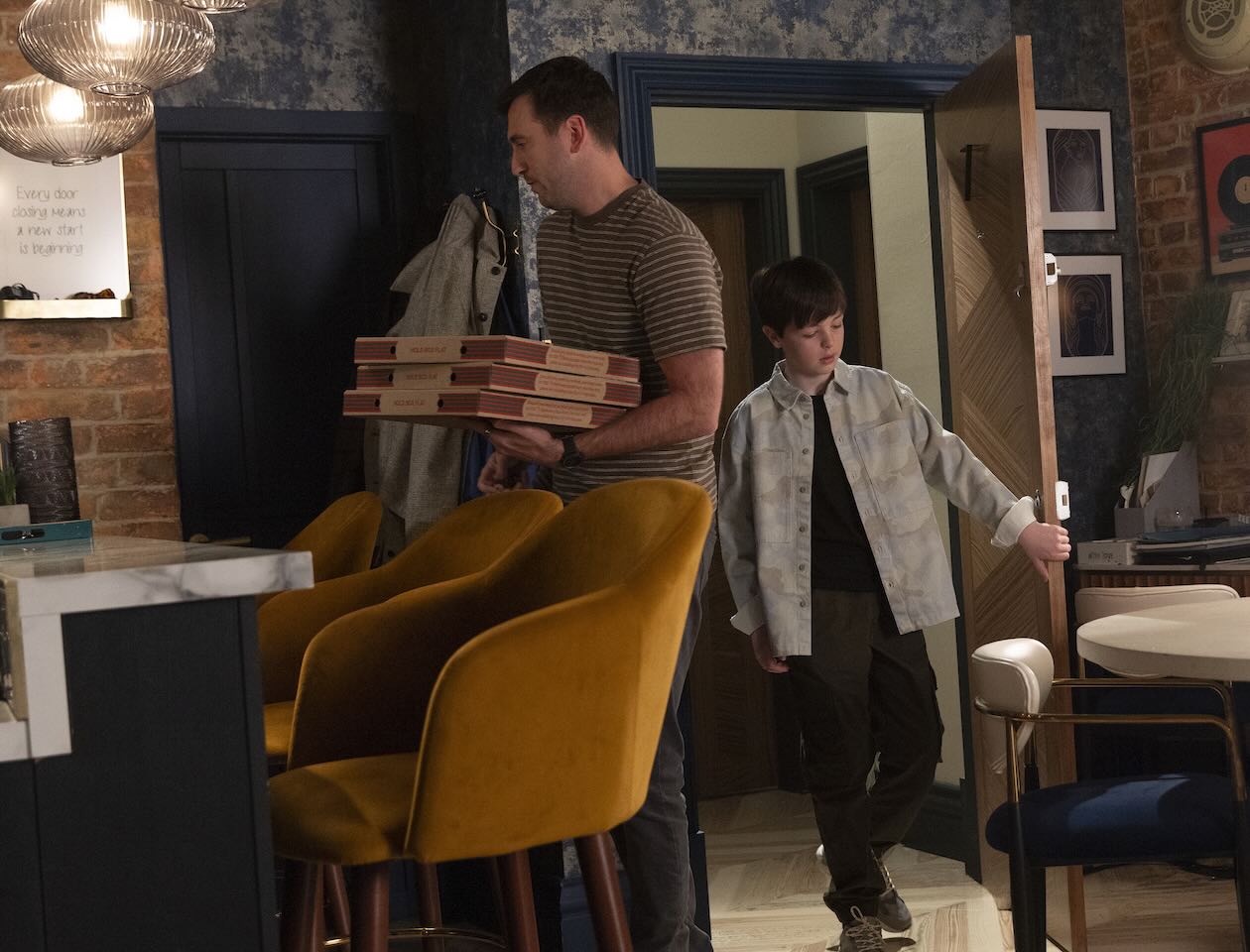 Kit and Harry on Coronation Street on August 13, 2026