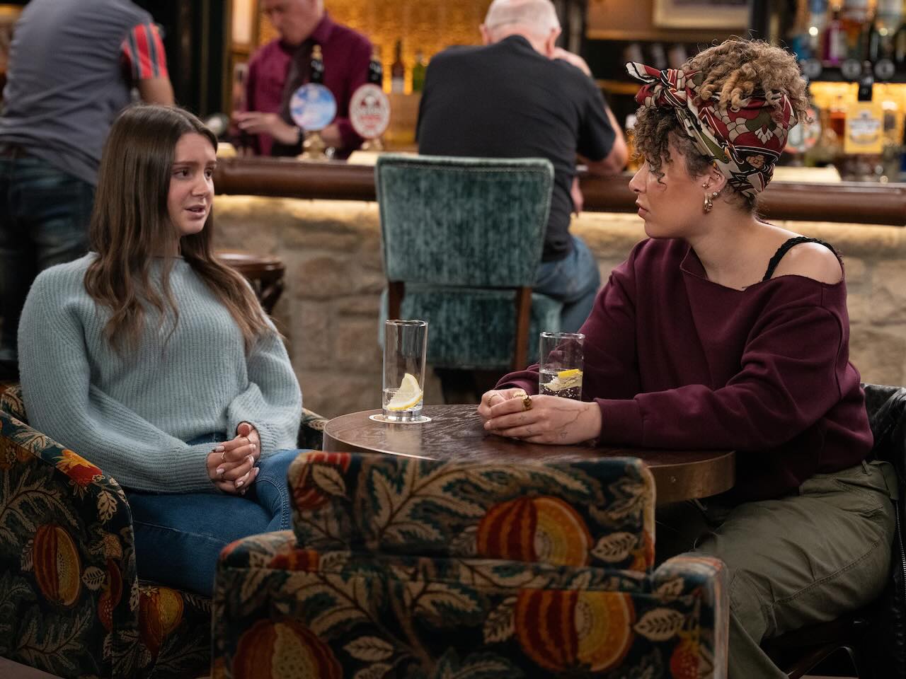 Sarah and Serena on Emmerdale on June 29, 2026