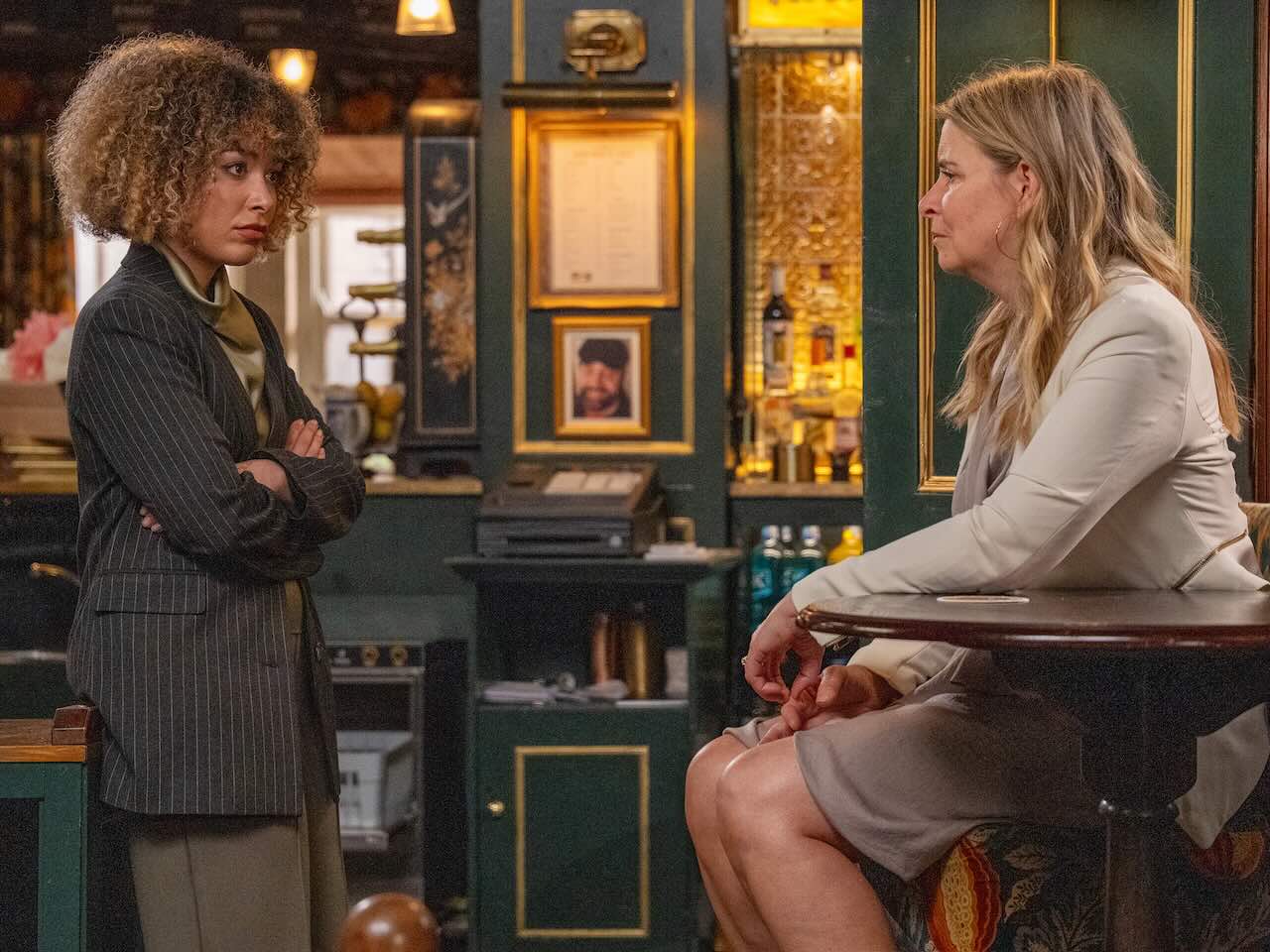Serena and Charity on Emmerdale on June 30, 2026
