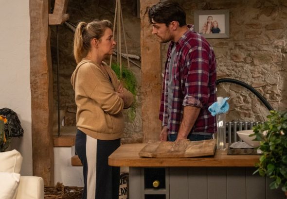 Charity and Mack on Emmerdale on July 3, 2026