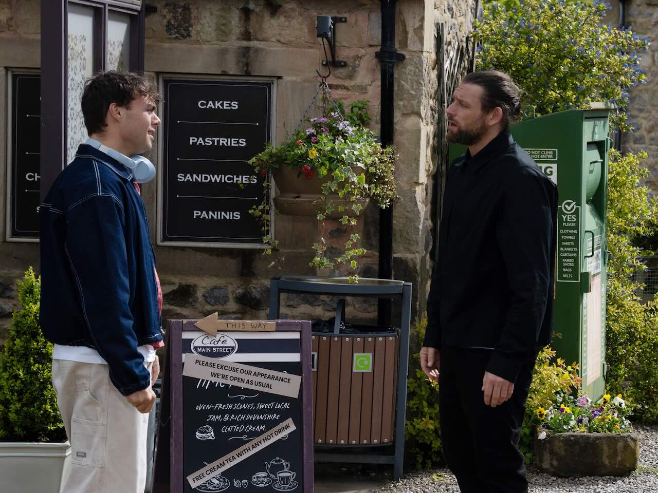 Lewis and Kev on Emmerdale on July 10, 2026