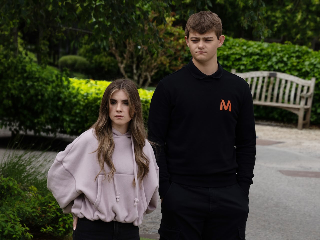 April and Dylan on Emmerdale on August 13, 2026