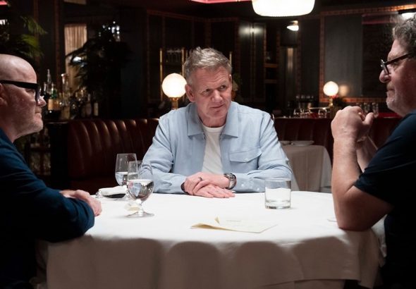 Heston Blumenthal, Gordon Ramsay and Marco Pierre White for The Rise of The Rockstar Chef