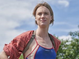 Mackenzie Davis as Kirsten in Station Eleven
