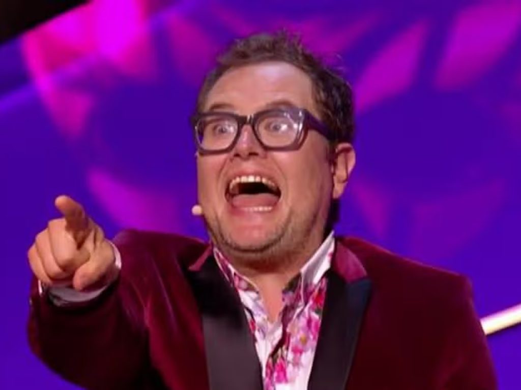 Alan Carr on The Masked Singer in 2021