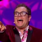 Alan Carr on The Masked Singer in 2021