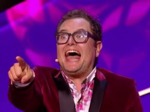 Alan Carr on The Masked Singer in 2021