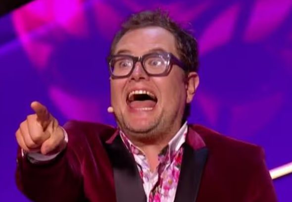 Alan Carr on The Masked Singer in 2021