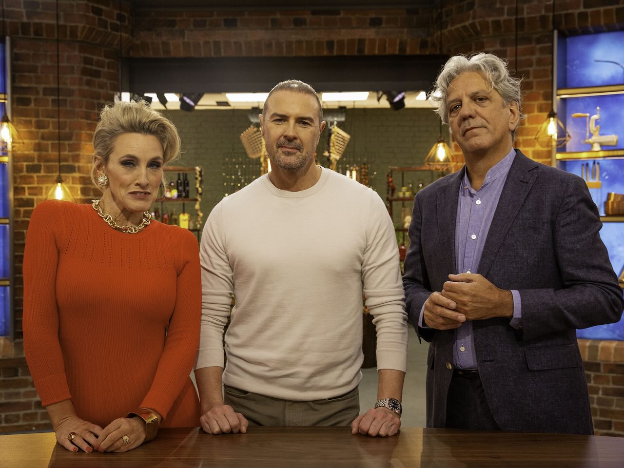 Grace Dent, Paddy McGuinness and Giorgio Locatelli for Celebrity MasterChef 2026