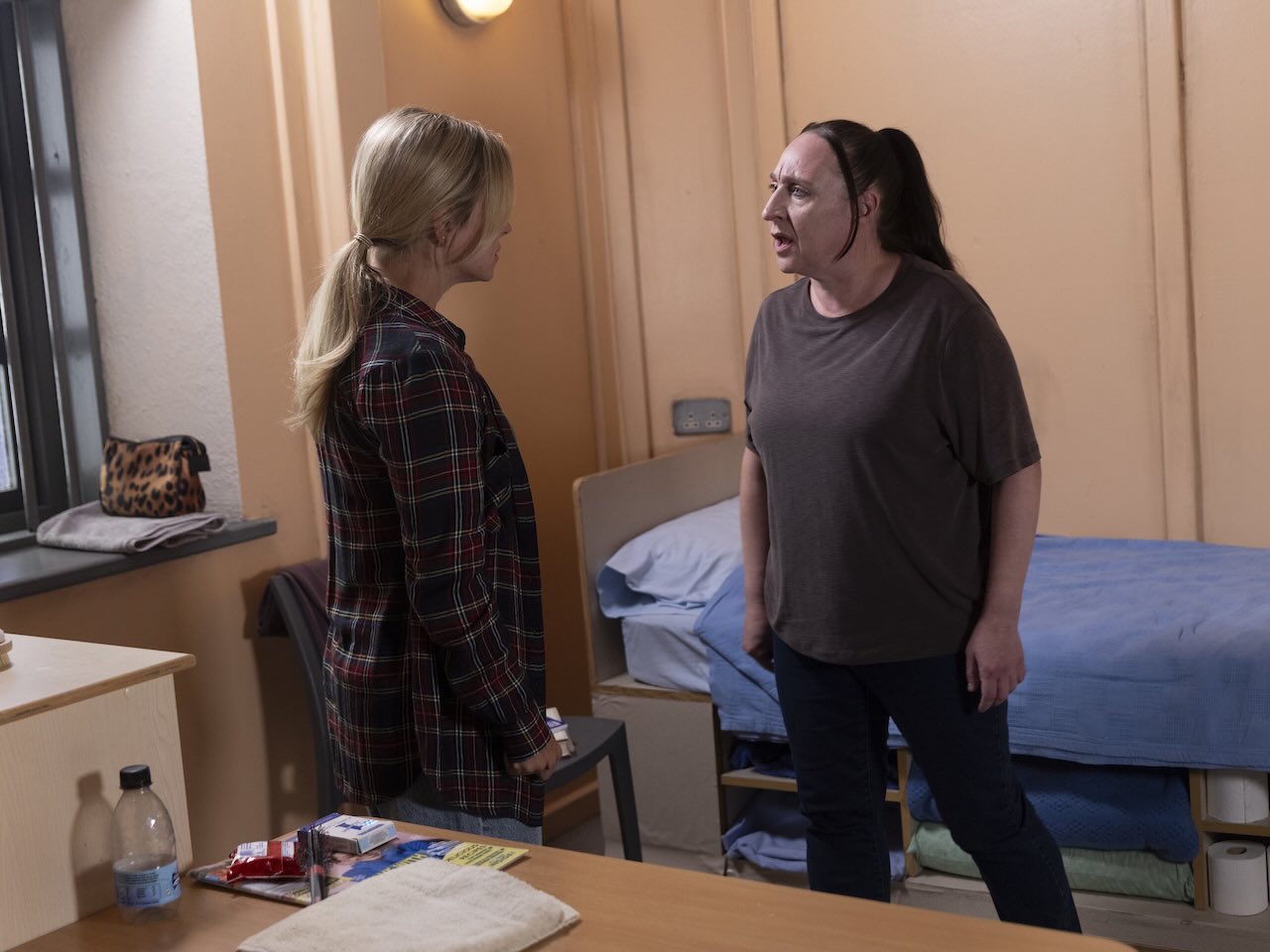 Sarah and Kacey on Coronation Street on August 17, 2026