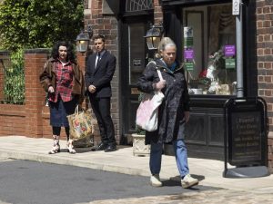 Todd, Celeste and Bernie on Coronation Street on August 24, 2026