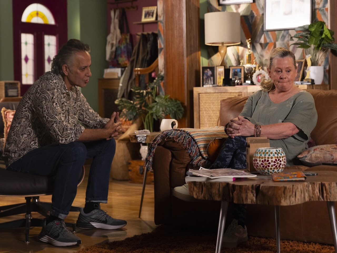 Dev and Bernie on Coronation Street on August 27, 2026