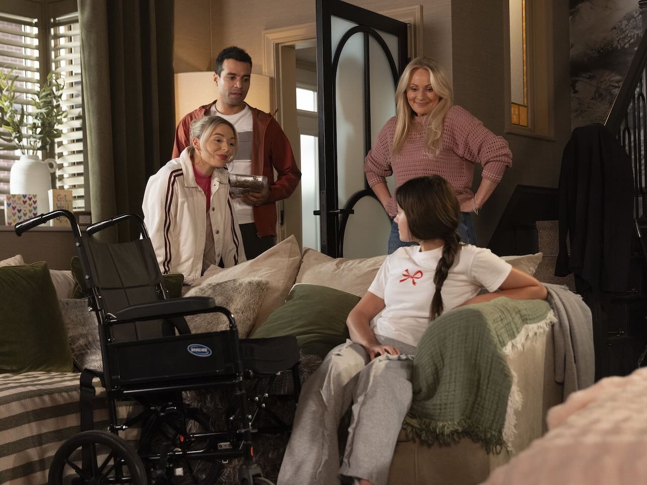 Lauren, Ollie, Lisa and Betsy on Coronation Street on September 2, 2026