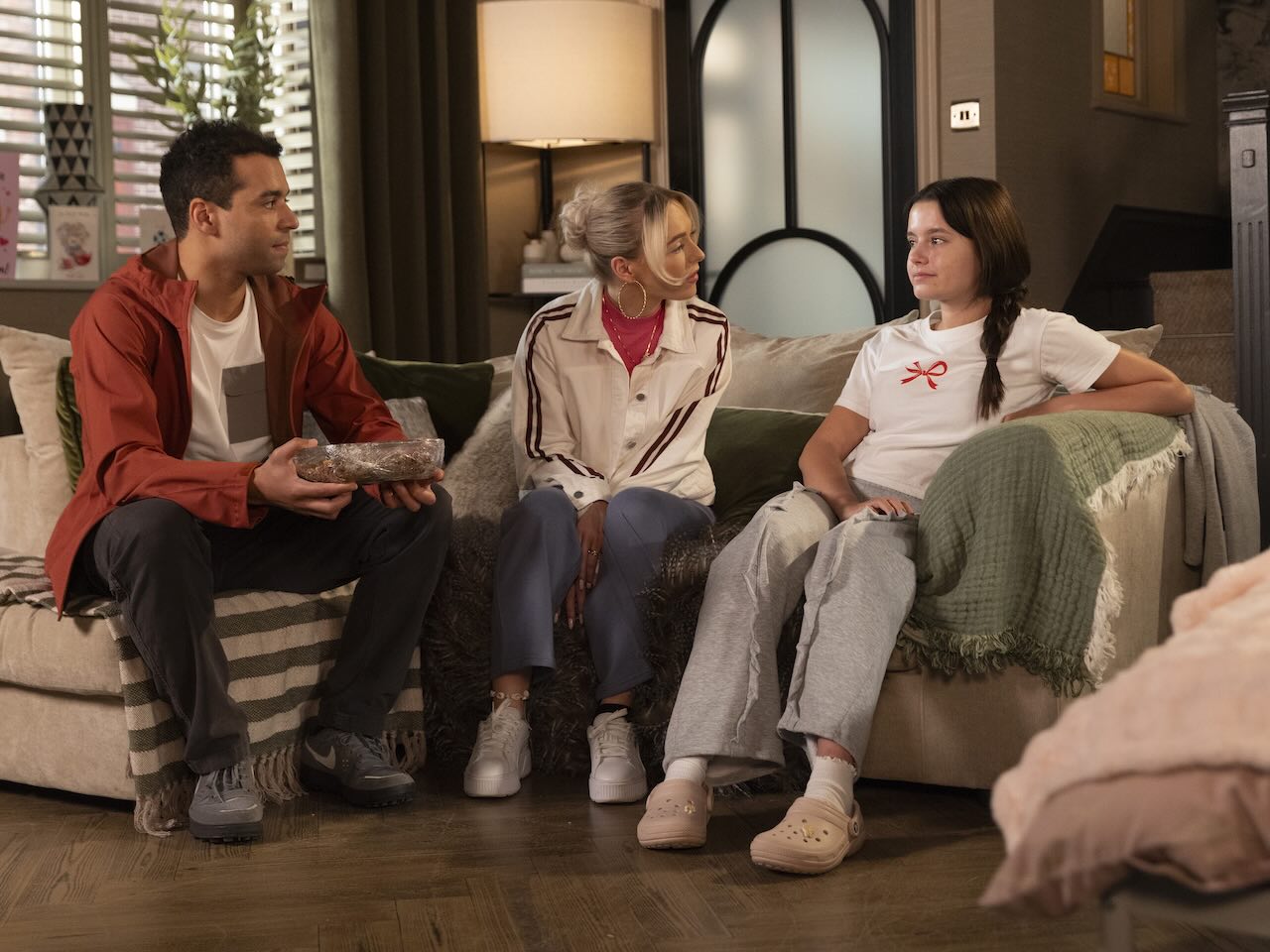 Lauren, Ollie and Betsy on Coronation Street on September 2, 2026