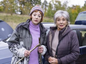 Diane Morgan as Linda and Sue Johnston as Sue in Ann Droid