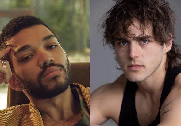 Justice Smith and Charlie Gillespie for Heated Rivalry S2