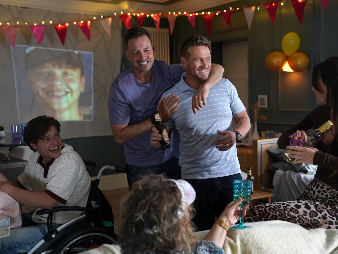 Darren and Jonah on Hollyoaks on August 12, 2026