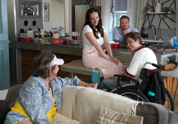 Myra, Frankie, Caleb and Jonah on Hollyoaks on August 12, 2026