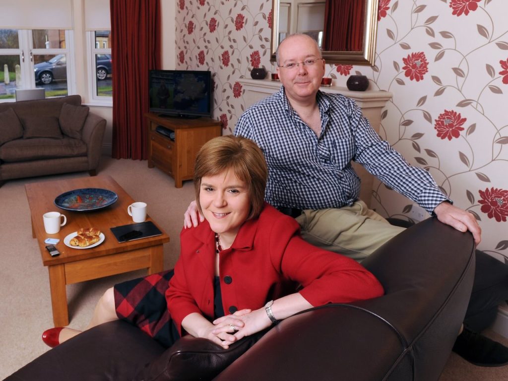 Nicola Sturgeon and Peter Murrell