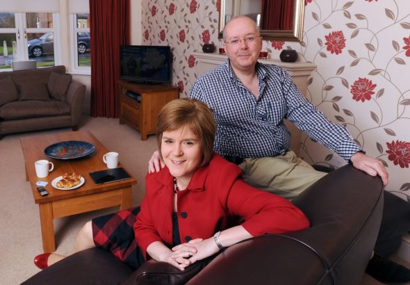 Nicola Sturgeon and Peter Murrell