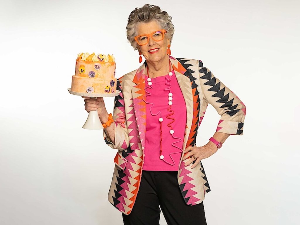 Prue Leith for The Great British Bake Off