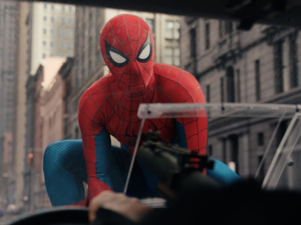 Tom Holland as Spider-Man in Spider-Man: Brand New Day