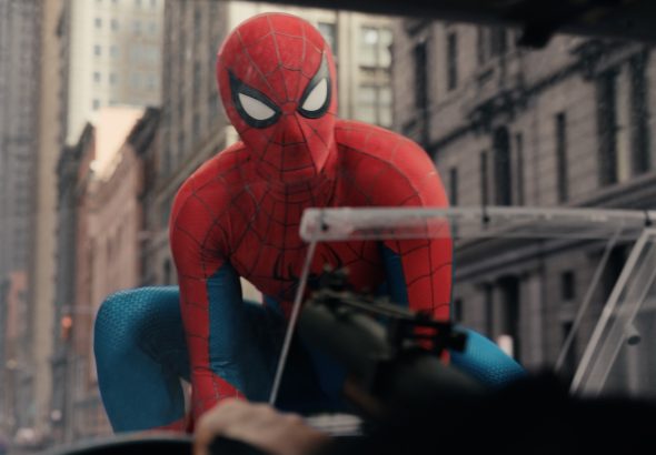 Tom Holland as Spider-Man in Spider-Man: Brand New Day