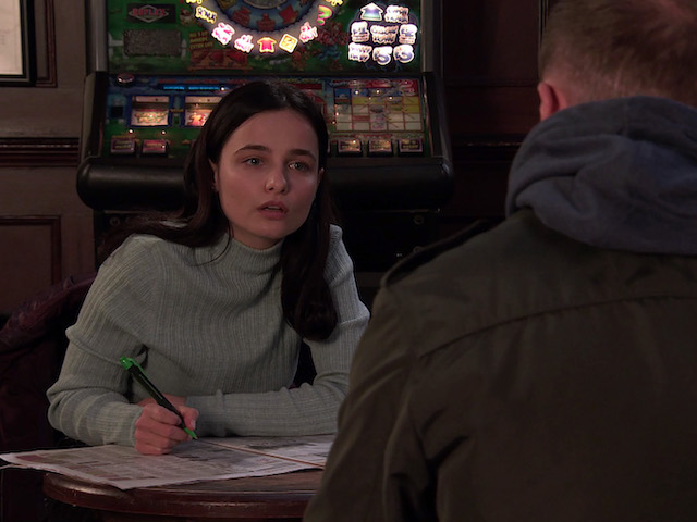 Alina tells Tyrone that she cannot find a flat on Coronation Street on January 6, 2021