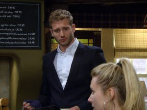 Jamie and Dawn on Emmerdale on November 2, 2020