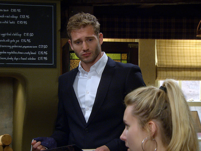 Jamie and Dawn on Emmerdale on November 2, 2020