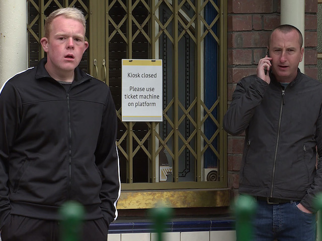 Kirk and Daniel on Coronation Street on September 18, 2020